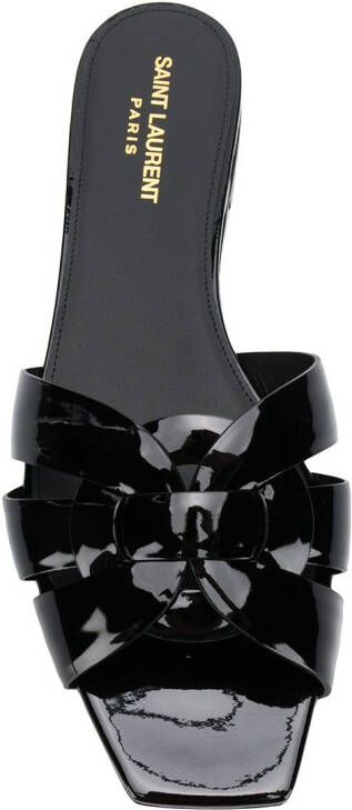 Saint Laurent Tribute flat sandals Black - Picture 3