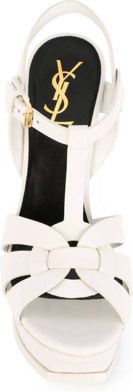 Saint Laurent 105mm Tribute sandals White - Picture 3