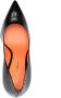 Santoni 105mm leather pumps Black - Thumbnail 3