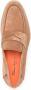 Santoni almond-toe suede loafers Brown - Thumbnail 4