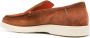 Santoni almond-toe suede loafers Brown - Thumbnail 3