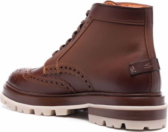 Santoni Breakout boots Brown