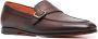 Santoni buckle detail loafers Brown - Thumbnail 2