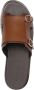 Santoni double-buckle leather sandals Brown - Thumbnail 4