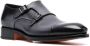 Santoni double strap leather monk shoes Black - Thumbnail 2