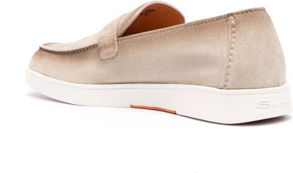 Santoni Dread suede loafers Neutrals