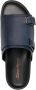 Santoni flat leather sandals Blue - Thumbnail 4