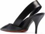 Santoni 100mm slingback pumps Black - Thumbnail 3