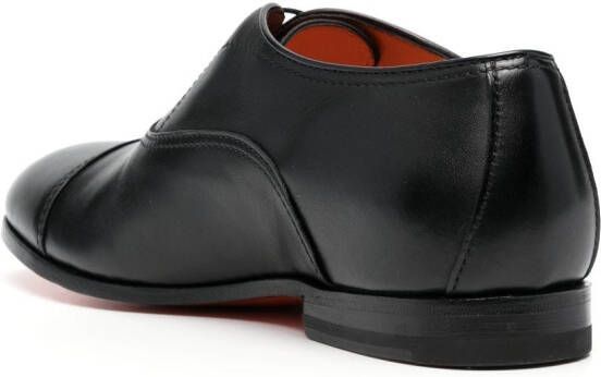 Santoni lace-up Oxford shoes Black