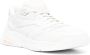 Santoni leather panelled sneakers White - Thumbnail 2