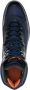Santoni panelled lace-up boots Blue - Thumbnail 4