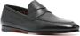 Santoni penny-slot leather loafers Black - Thumbnail 2