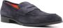 Santoni penny-slot suede loafers Blue - Thumbnail 2