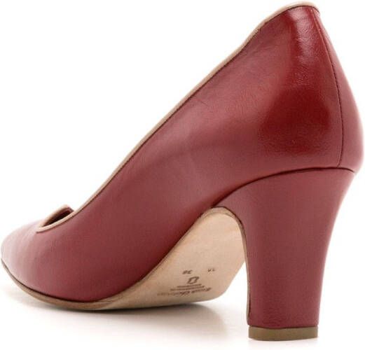 Sarah Chofakian Banoni 55mm leather pumps Red