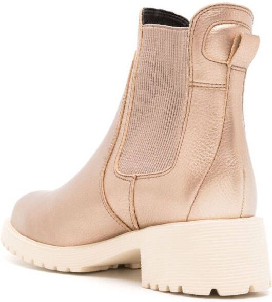 Sarah Chofakian Mirre Chelsea boots Gold