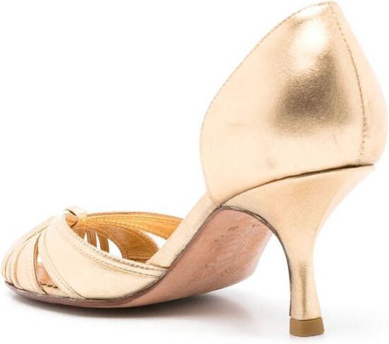 Sarah Chofakian round-toe pumps Metallic - Picture 1