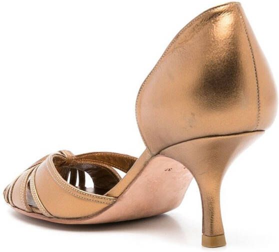 Sarah Chofakian round-toe pumps Metallic - Picture 1