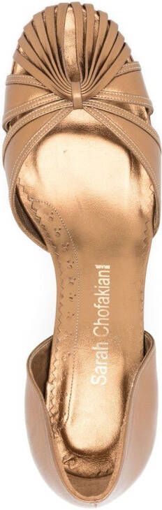 Sarah Chofakian round-toe pumps Metallic - Picture 2