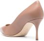 Sergio Rossi Godiva 75mm pointed toe pumps Neutrals - Thumbnail 3