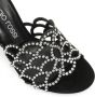 Sergio Rossi 90mm SR Mermaid leather sandals Black - Thumbnail 5