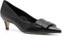 Sergio Rossi SR1 30mm leather pumps Black - Thumbnail 2