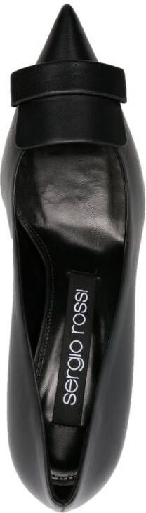 Sergio Rossi SR1 30mm leather pumps Black