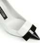 Sergio Rossi 75mm Sr1 Cindy leather pumps White - Thumbnail 5