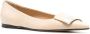 Sergio Rossi SR1 flat leather pumps Neutrals - Thumbnail 2