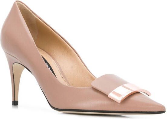 Sergio Rossi SR1 75mm pumps Neutrals - Picture 1