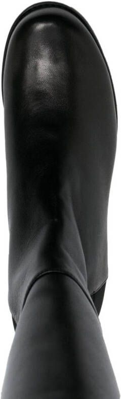 Stuart Weitzman 5050 leather boots Black