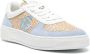 Stuart Weitzman Courtside panelled raffia sneakers Blue - Thumbnail 1