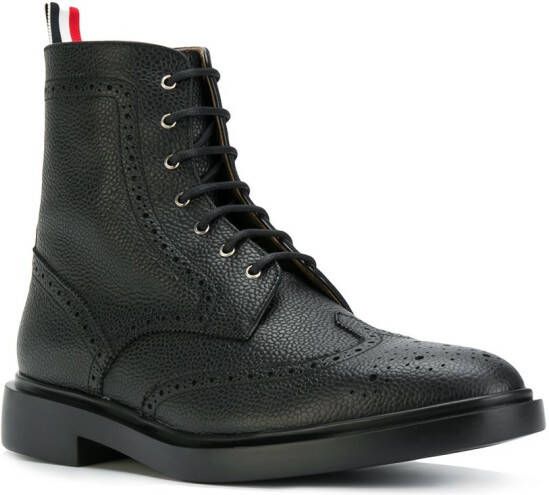 Thom Browne Wingtip Brogue boots Black - Picture 1