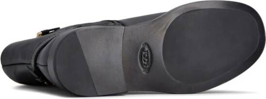 Tod's T Timeless leather ankle boots Black