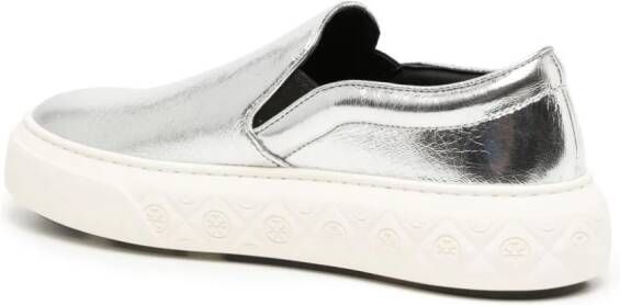 Tory Burch Ladybug metallic-finish sneakers