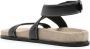 TOTEME The Chunky leather sandals Black - Thumbnail 3