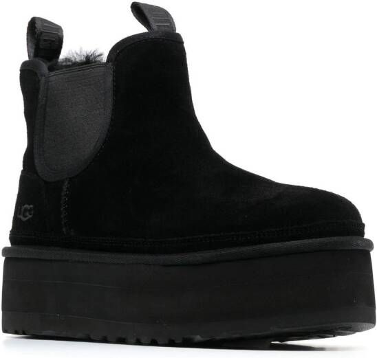 UGG Classic Mini platform Chelsea boots Black