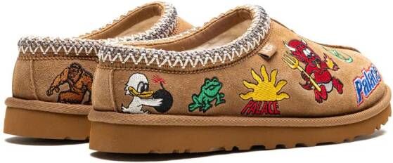 UGG x Palace Tasman "Chestnut" slippers Brown