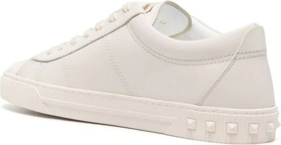 Valentino Garavani Cityplanet leather sneakers White