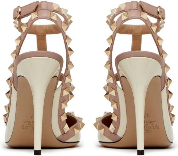 Valentino Garavani 100mm Rockstud caged pumps White - Picture 2