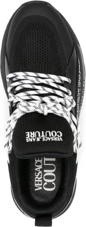 Versace Jeans Couture Dynamic panelled sneakers Black