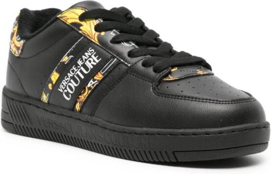 Versace Jeans Couture Meyssa leather sneakers Black