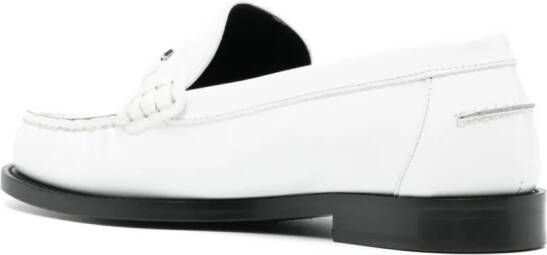 Versace Medusa '95 leather loafers White