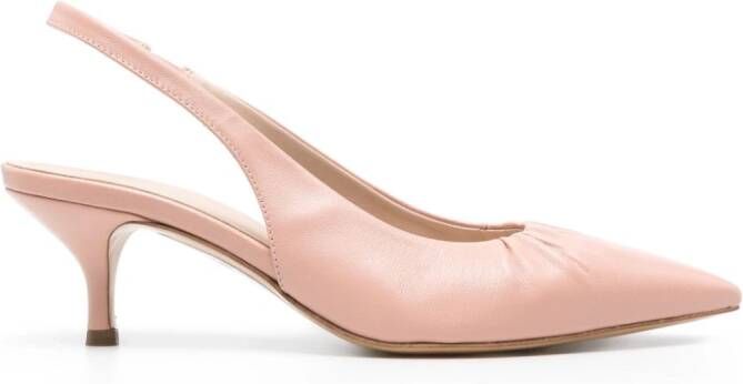 Fabiana Filippi 55mm ruched-detailed pumps Pink