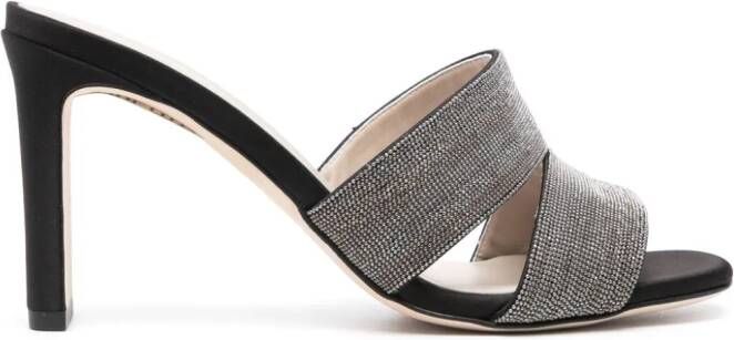 Fabiana Filippi 95mm bead-embellished sandals Silver