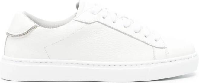 Fabiana Filippi Dalila leather sneakers White