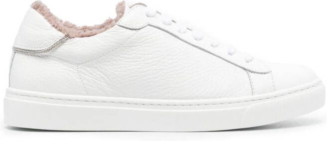 Fabiana Filippi low-top lace-up sneakers White