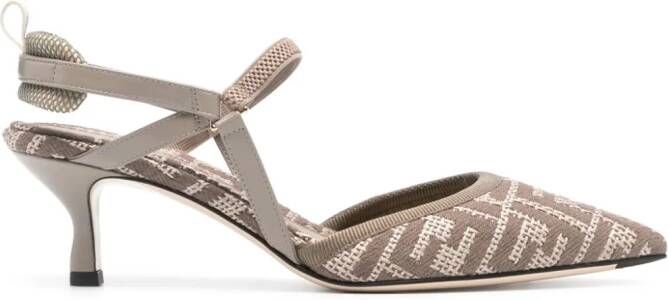 FENDI Colibrì Lite 55mm pumps Brown
