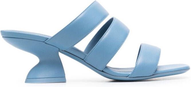 Ferragamo 70mm sculpted-heel sandals Blue