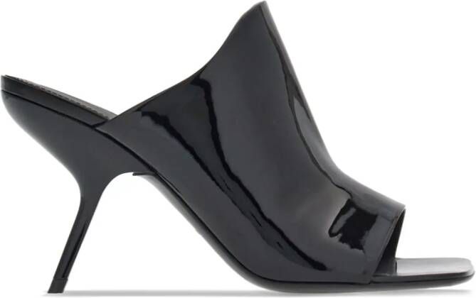 Ferragamo 85mm leather sandals Black