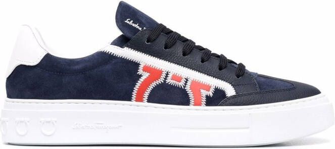Ferragamo Borg 5 low-top sneakers Blue